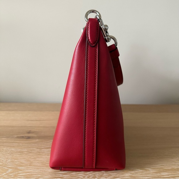 EUC Coach Juliet Shoulder Bag in Ruby and Silver - Picture 10 of 15
